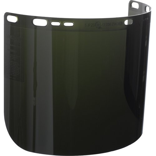 F50 Moulded Faceshield, Polycarbonate, 5.0 Tint Equipex