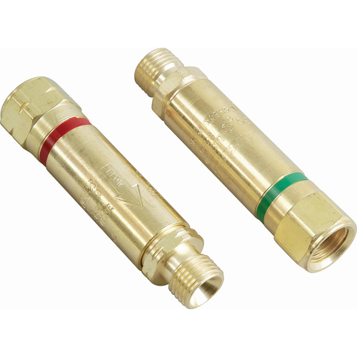 Flashback Arrestors - Oxy/Fuel Gas, Oxygen-Fuel Gas Set, Regulator Adaptor Style Equipex