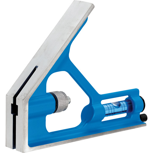 &eacute;querre combin&eacute;e True Blue, 12" lo, 1/16" Graduations, Acier, Ordinaire Equipex