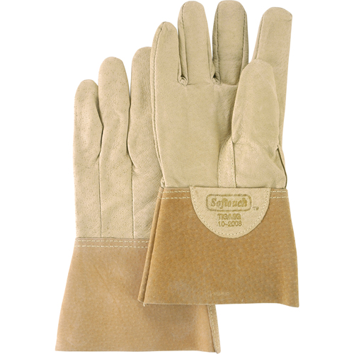 Gants de soudage Softouch, Cuir de porc refendu, Taille Grand Equipex