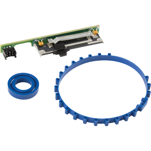 Potentiom&egrave;tre bleu et interrupteur complet Equipex
