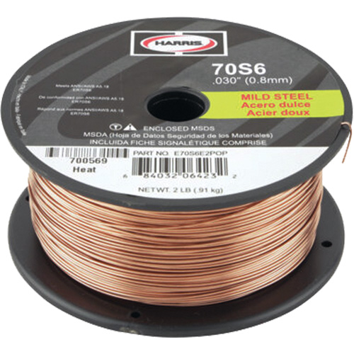 Fil &agrave; souder, Acier doux, 0,045" diam&egrave;tre Equipex
