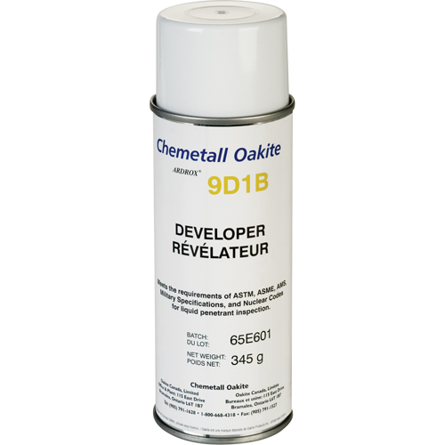 9D1B R&eacute;v&eacute;lateurs non Aqueux, Canette a&eacute;rosol Equipex