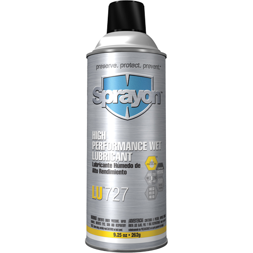 LU727 High-Performance Wet Lubricant, Aerosol Can Equipex