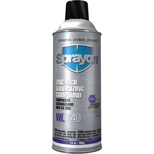 WL740 Zinc-Rich Galvanizing Compound, Aerosol Can Equipex