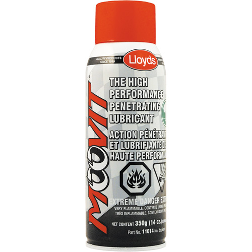 Lubrifiant haute performance Moovit, Canette a&eacute;rosol, 350 g Equipex