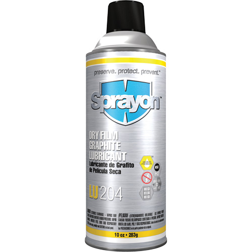 LU204 Dry Film Graphite Lubricant, Aerosol Can Equipex