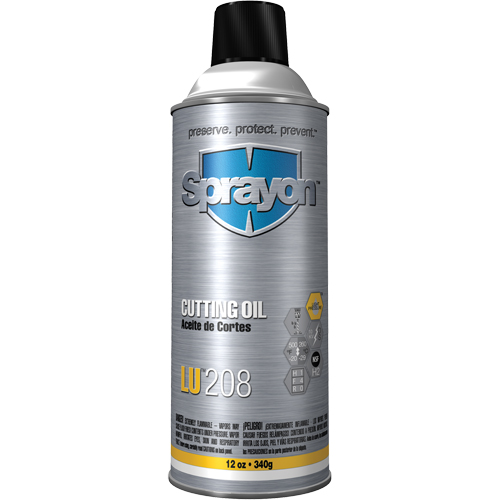 Huile de coupe LU208, Canette a&eacute;rosol Equipex