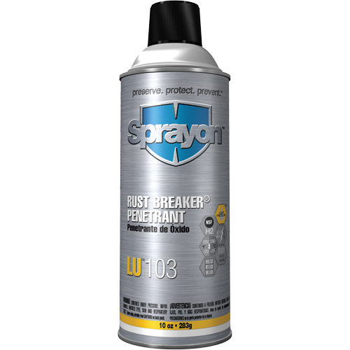 LU103 Rust Breaker Penetrant, Aerosol Can, 16 oz. Equipex