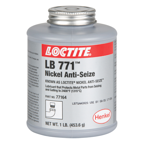 Nickel Grade Anti-Seize, Brush Top Can, 2400°F (1315°C) Max. Temp. Equipex