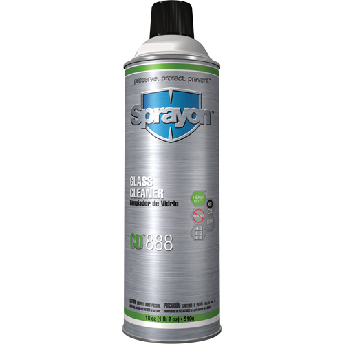 CD888 Glass Cleaner, 20 oz., Aerosol Can Equipex