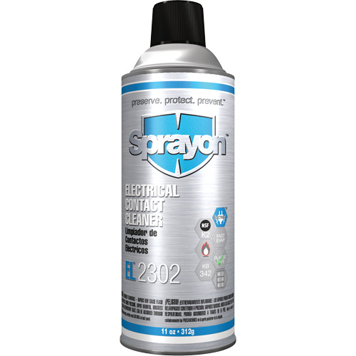 Nettoyant pour contacts &eacute;lectriques EL2302, Canette a&eacute;rosol Equipex