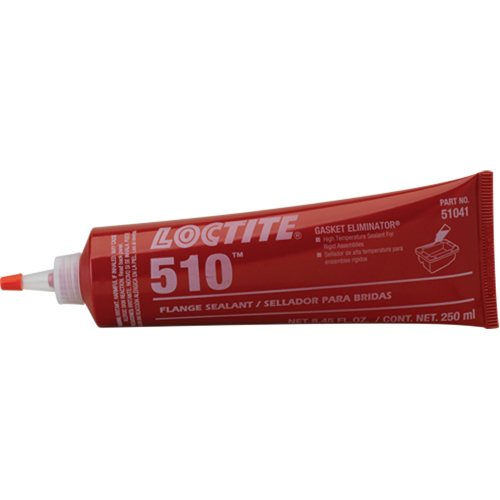 Flange Sealant 510 Gasket Eliminator High Temperature, Tube, Red Equipex