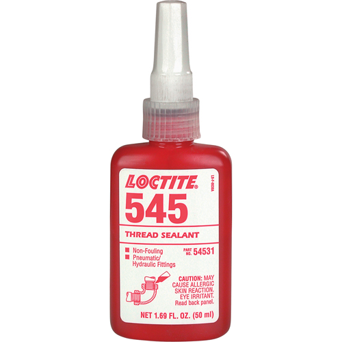Scellant &agrave; filets 545 hydraulique/pneumatique, Bouteille, 50 ml, -54° C - 149° C/-65° F - 300° F Equipex