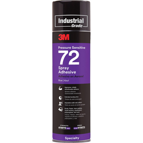 72 Pressure Sensitive Adhesive, Blue, Aerosol Can Equipex