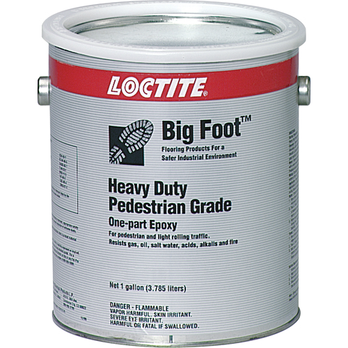 Big Foot Heavy-Duty Pedestrian Grade Anti-Slip Floor Coating, 1 gal., Epoxy-Based, Black Equipex