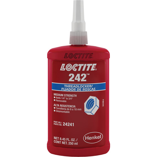 Compos&eacute; de blocage 242, Bleu, Moyen, 250 ml, Bouteille Equipex