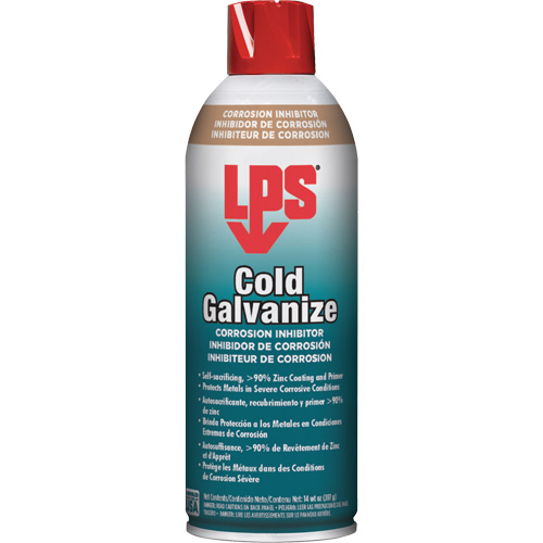 Inhibiteurs de corrosion galvanis&eacute; &agrave; froid, Canette a&eacute;rosol Equipex