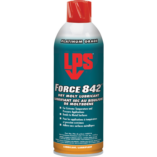 Lubrifiant sec au Moly Force 842°, Canette a&eacute;rosol Equipex
