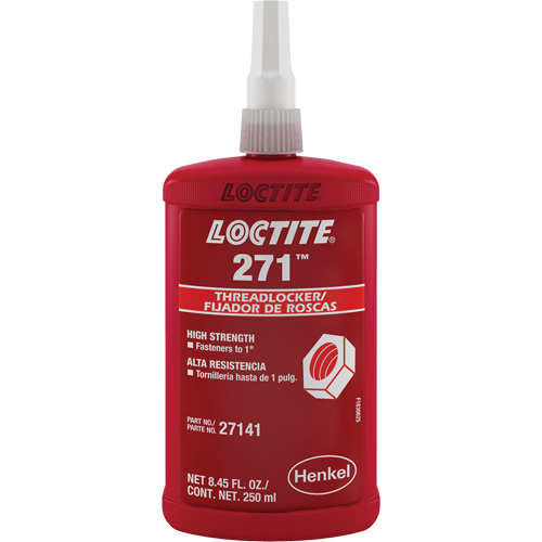 Compos&eacute; de blocage 271, Rouge, &eacute;lev&eacute;, 250 ml, Bouteille Equipex
