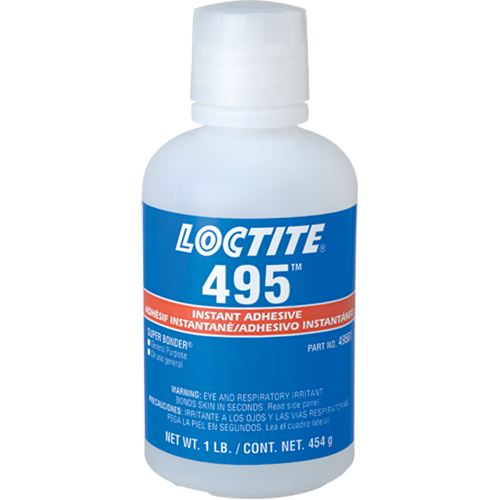 Super Bonder 495, Transparent, Bouteille, 454 g Equipex