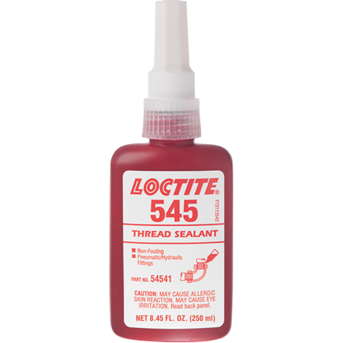 Scellant &agrave; filets 545 hydraulique/pneumatique, Bouteille, 250 ml, -54° C - 121° C/-65° F - 250° F Equipex