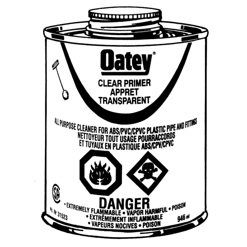 Clear Primer, 946 ml, Brush Top Can Equipex