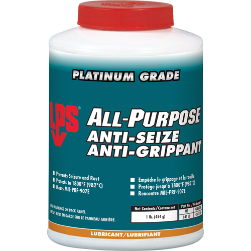 All-Purpose Anti-Seize, 1 lbs., Bottle, 1800°F (982°C) Max. Temp Equipex