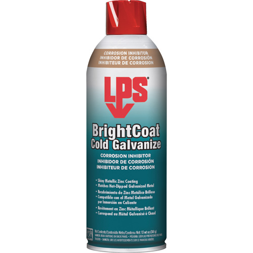 Inhibiteurs de corrosion galvanis&eacute;s &agrave; froid &agrave; rev&ecirc;tement brillant, Canette a&eacute;rosol Equipex