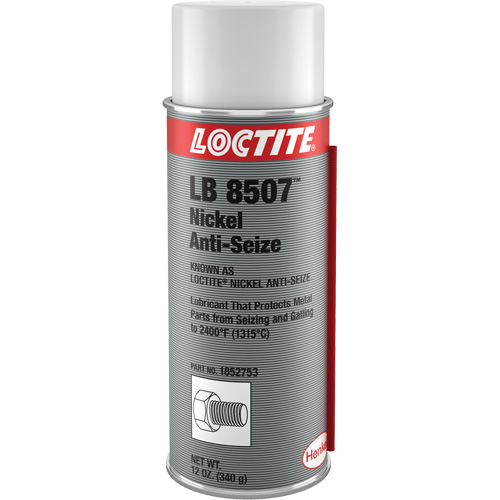 Nickel Anti-Seize Lubricant, Aerosol Can, 2399°F (1315°C) Max. Temp. Equipex