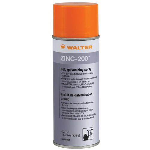 Zinc-200 Cold Galvanizing Spray, Aerosol Can Equipex