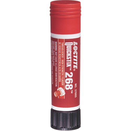 Quickstix Threadlocker 268 , Red, High, 9 g, Stick Equipex