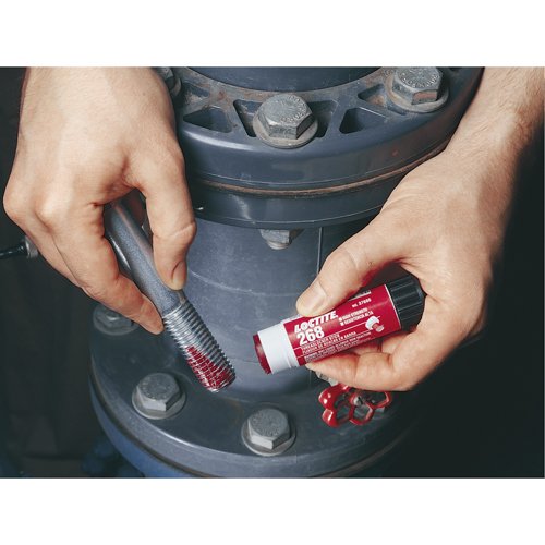 Quickstix Threadlocker 268 , Red, High, 9 g, Stick Equipex