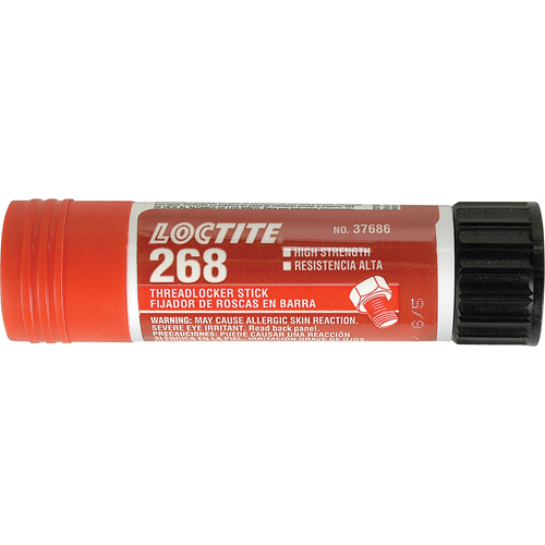 Quickstix Threadlocker 268 , Red, High, 19 g, Stick Equipex
