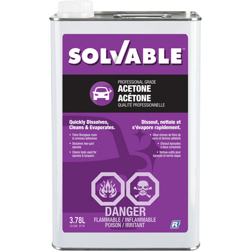 Acetone, 3.78 L Equipex