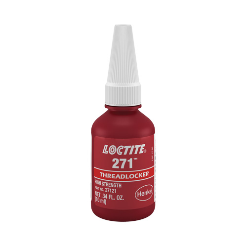 Threadlocker 271 , Red, High, 10 ml, Bottle Equipex