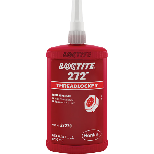 Compos&eacute; de blocage 272 temp&eacute;rature &eacute;lev&eacute;e, Rouge, &eacute;lev&eacute;, 250 ml, Bouteille Equipex