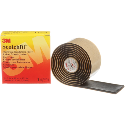 Mastic isolant Scotchfil, Rouleau, Noir Equipex