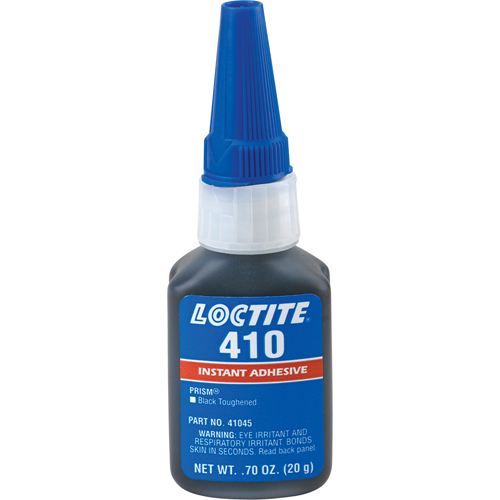 410 Instant Adhesive, Black, Bottle, 20 g Equipex