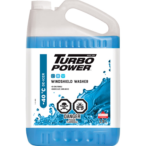 Turbo Power&reg; All-Season Windshield Washer Fluid, Jug, 3.78 L Equipex