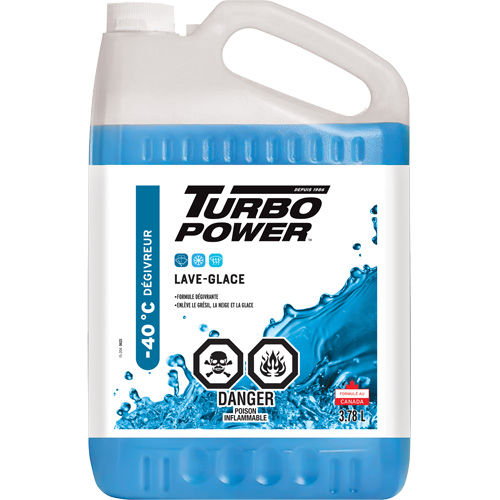 Turbo Power&reg; All-Season Windshield Washer Fluid, Jug, 3.78 L Equipex