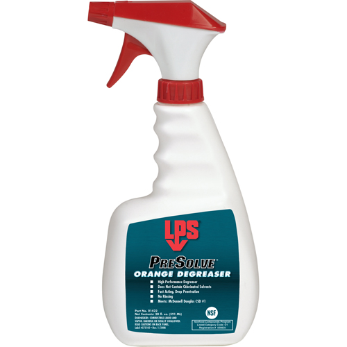 PreSolve&reg; Orange Degreaser, Trigger Bottle Equipex
