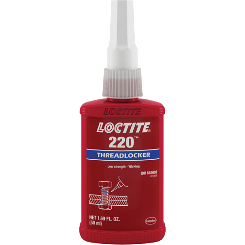 Compos&eacute; de blocage 220, Bleu, Moyen, 50 ml, Bouteille Equipex