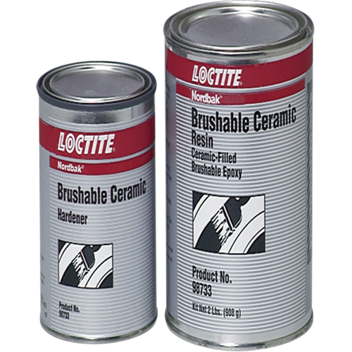 Nordbak Brushable Ceramic, 2 lbs., Kit, Grey Equipex