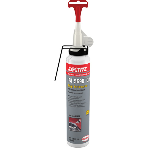 5699 RTV Silicone Gasket Maker, Tube, Grey Equipex