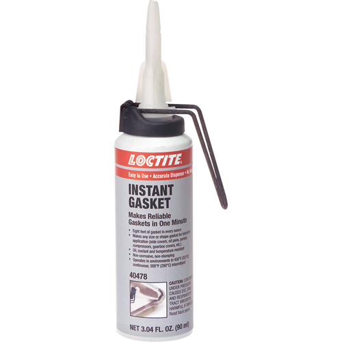 Scellant &agrave; joints Instant Gasket, Cartouche, Noir Equipex