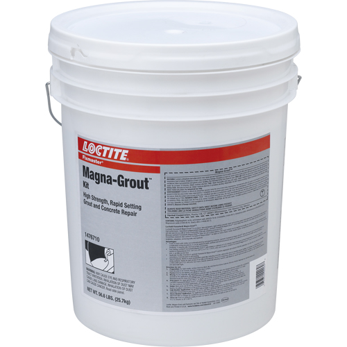 Produit de r&eacute;paration du b&eacute;ton Magna-Grout Fixmaster, Seau Equipex