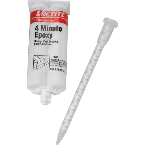Fixmaster&reg; 4 Minute Adhesive, 50 ml, Dual Cartridge, Two-Part, Amber Equipex