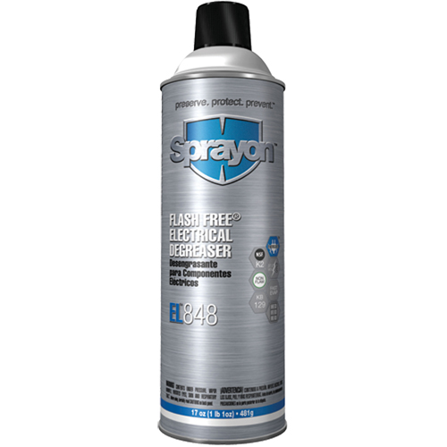 EL848 Flash Free&reg; Electrical Degreaser, Aerosol Can Equipex