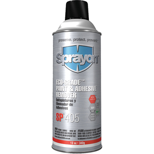 SP405 Eco-Grade Paint & Adhesive Remover, 12 oz, Aerosol Can Equipex